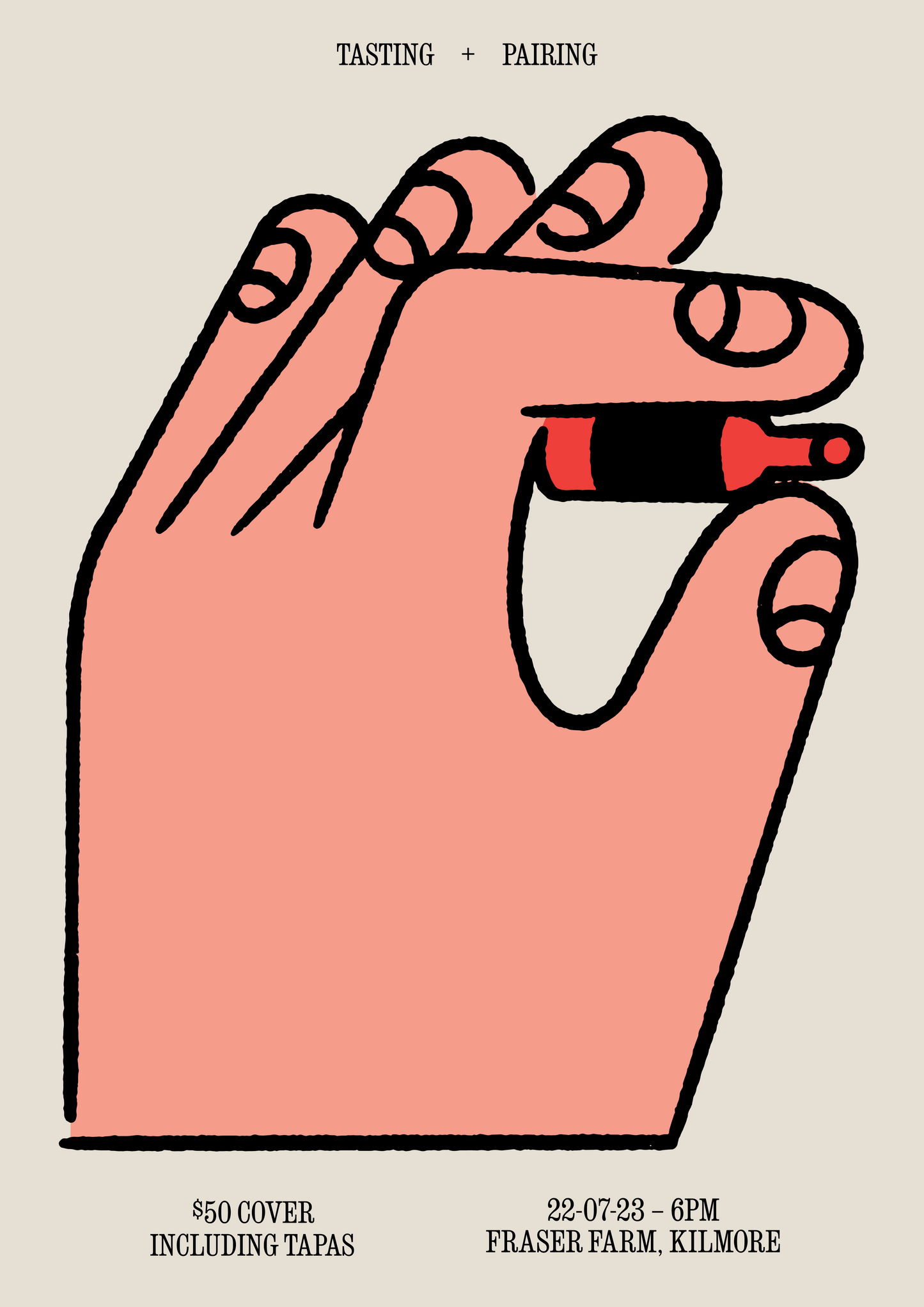03. Tasting + Pairing Bottle (A2 Print)