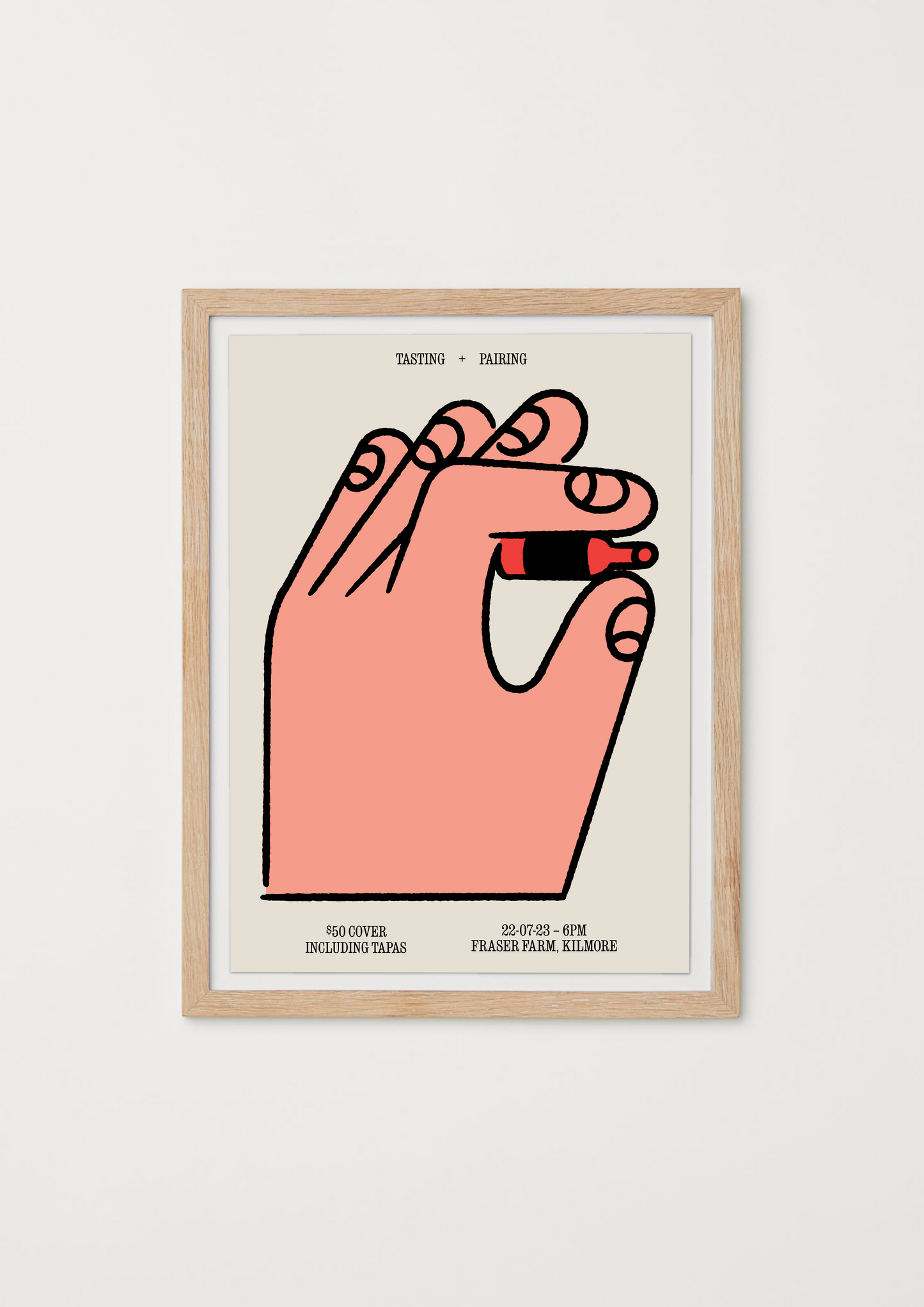 03. Tasting + Pairing Bottle (A2 Print)