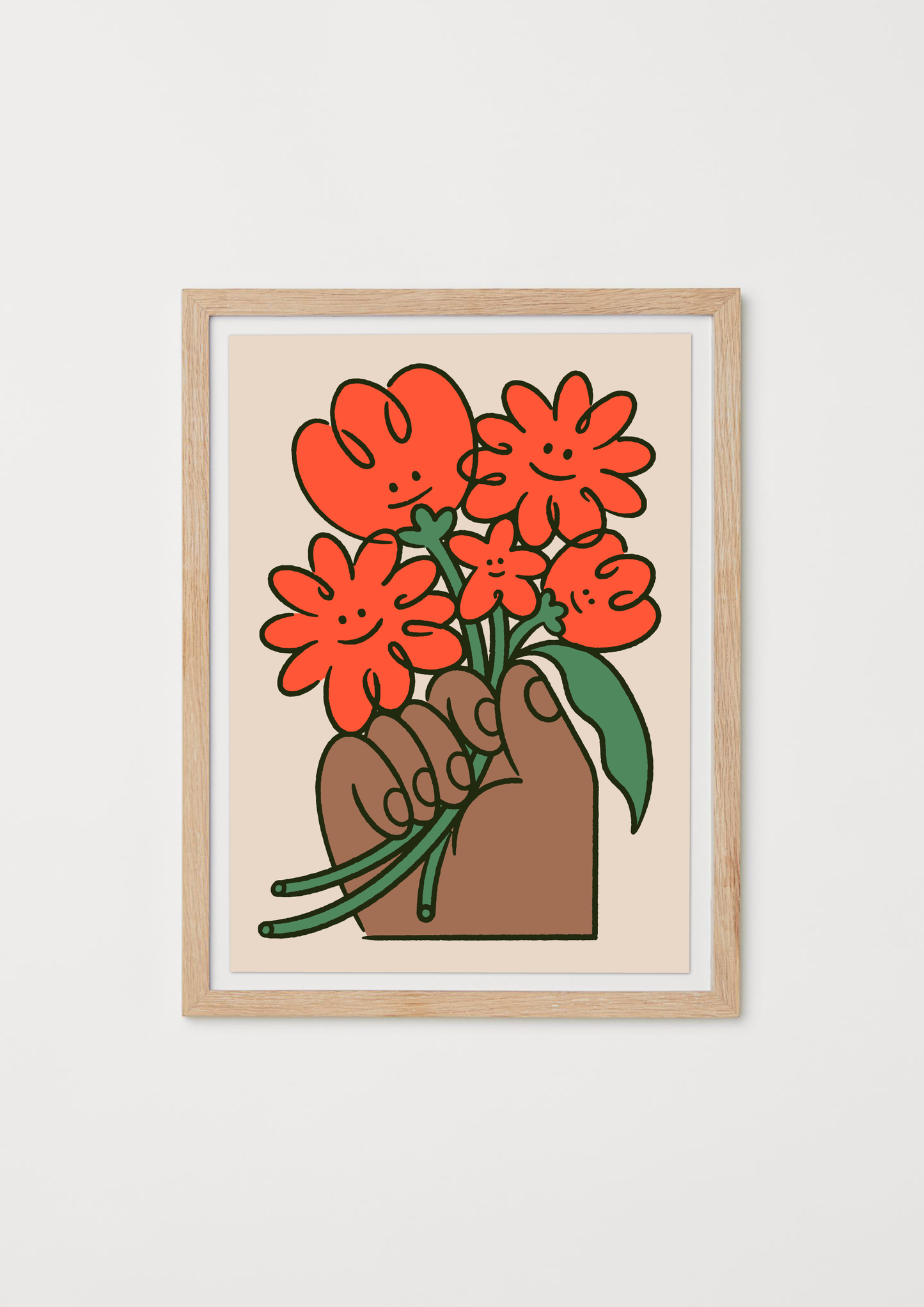 04. Happy Flowers (A2 Print)