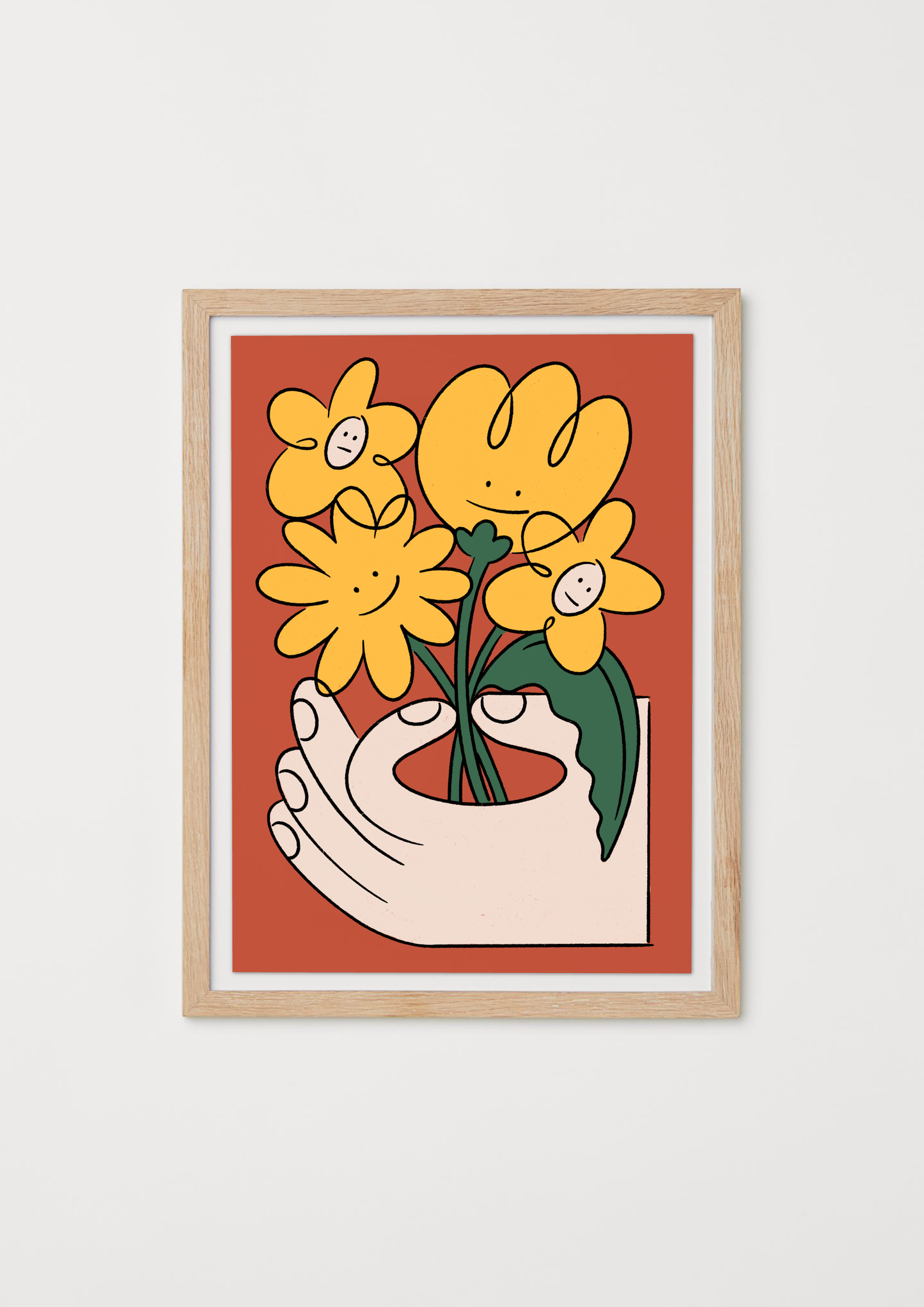 05. Friendly Flowers (A2 Print)
